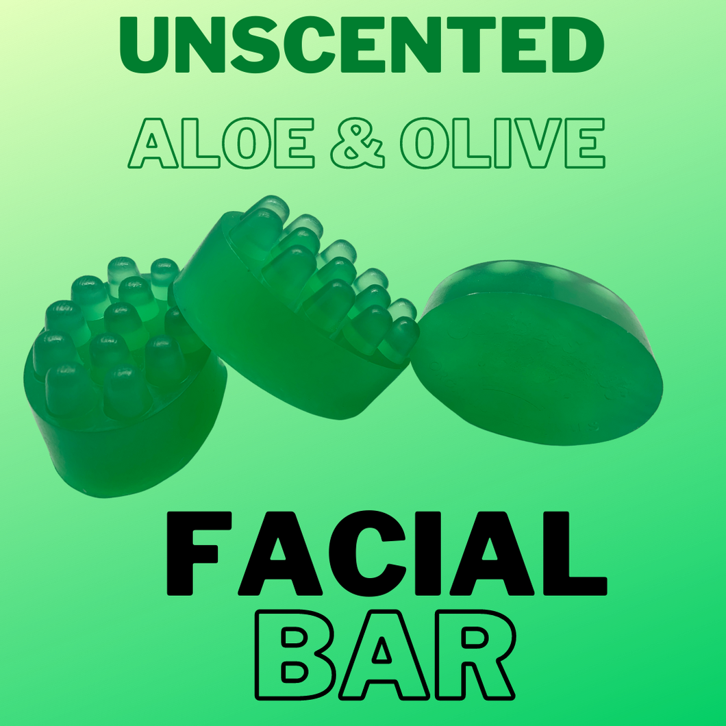 Unscented Aloe & Olive Facial Bar